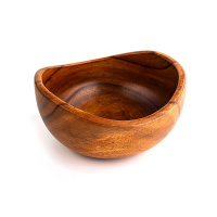 Деревянная миска органическая 20,3 x 10 см