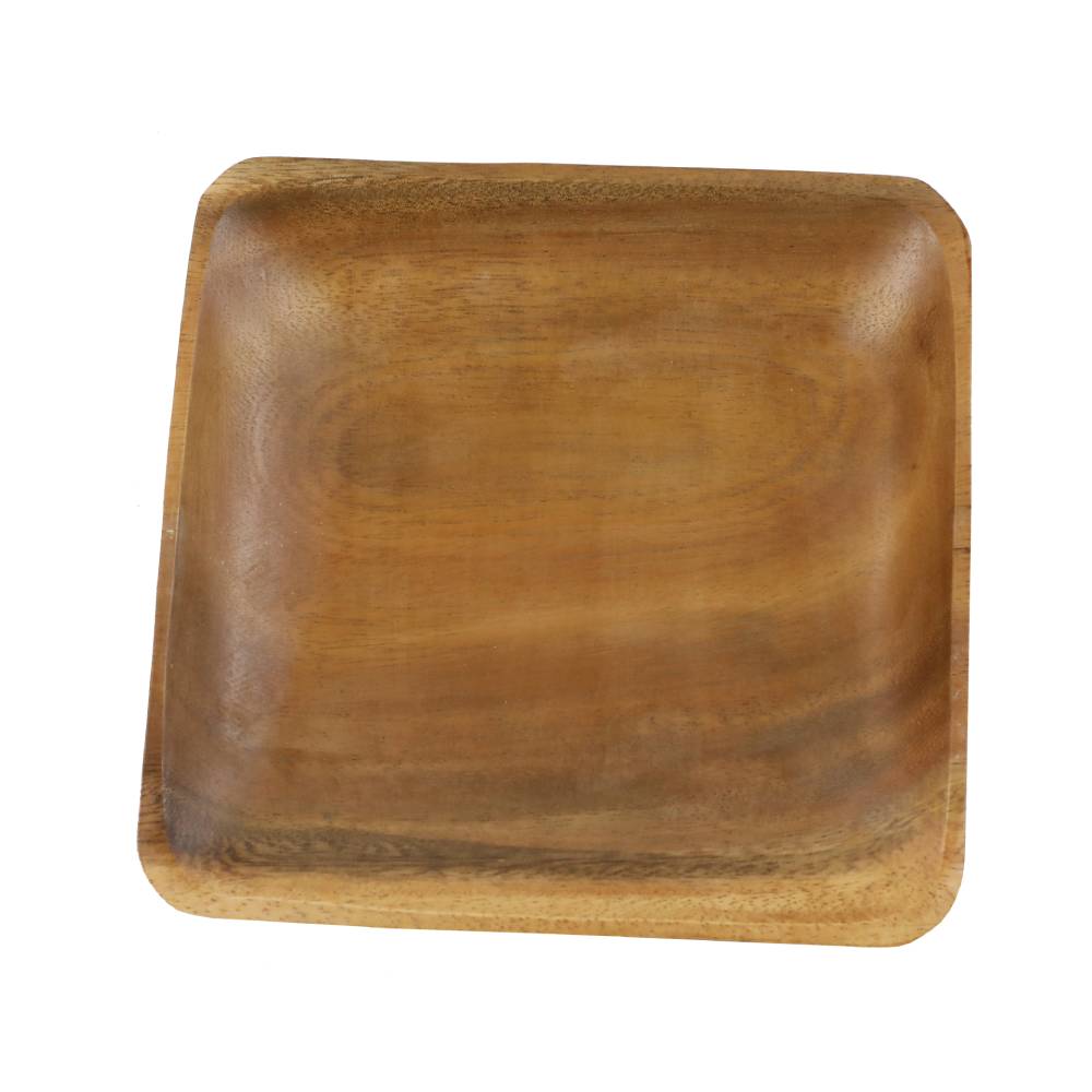 Деревянный поднос квадратный, M, 20.3 x 20.3 x 2.5 см