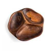 Деревянная менажница, 3 отсека 20,3 x 3,8 см